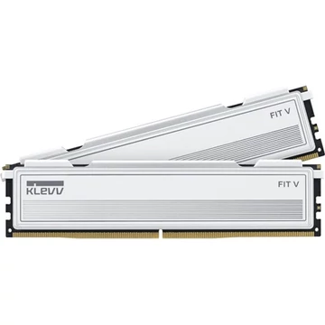 KLEVV FIT V 32GB 5600MT / s DDR5 memória CL30 Kit of 2 AMD-re optimalizált fehér
