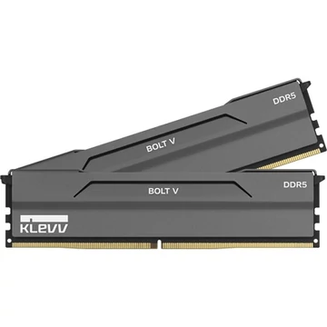 KLEVV BOLT V 32GB 6000MT / s DDR5 memória CL30 Kit of 2 AMD-re optimalizált szürke