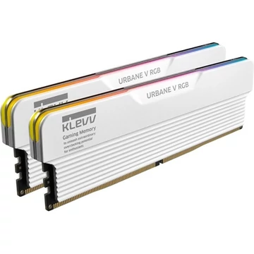 KLEVV URBANE V RGB 32GB 6000MT / s DDR5 memória CL28 Kit of 2 fehér RGB