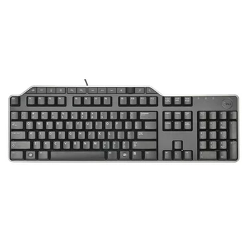 DELL Vezetékes Billentyuzet Hungarian (QWERTZ) Dell KB-522 Wired Business Multimedia USB Black HUN (Kit)