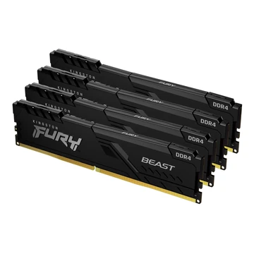 64GB DDR4-3200MHZ CL16 DIMM (KIT OF 4) 1GX8 FURY BEAST BLACK