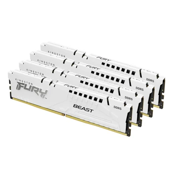 128GB DDR5-5200MT/S CL40 DIMM (KIT OF 4) FURY BEAST WHITE XMP