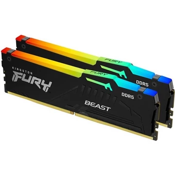 Kingston FURY Beast RGB 32GB 6000MT / s DDR5 memória CL36 Kit of 2 EXPO fekete RGB