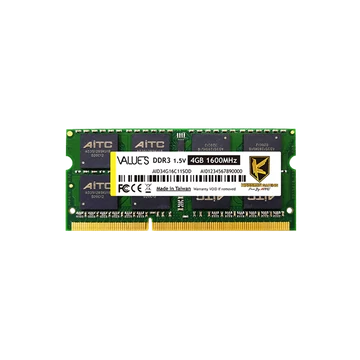 Kingsman Memória Notebook - 8GB DDR3 (1600Mhz, CL11, 1.35V)