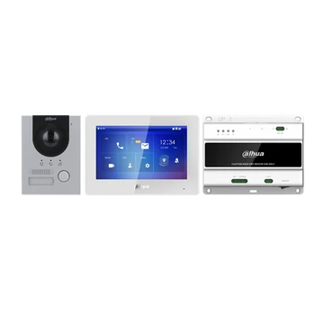 Dahua IP video kaputelefon szett - KTD01(F)  (VTO2202F-P-S2 + VTH5422HW + VTNS2003B-2)