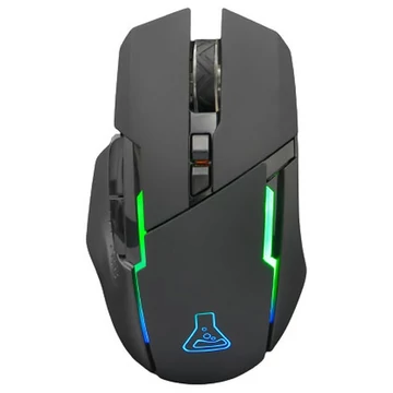 The G-Lab Vezeték nélküli Gamer Egér - KULT CAESIUM (7200 DPI, 2,4Ghz + Bluetooth, 6 gomb, makro, RGB LED, fekete)