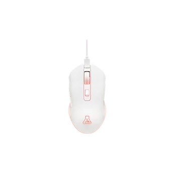 The G-Lab Vezeték nélküli Gamer Egér - KULT HELIUM WL W(3200 DPI, 6 gomb, makro,  RGB LED, fehér)