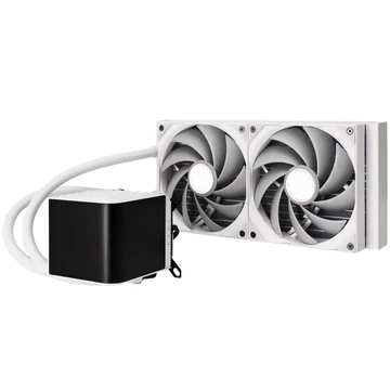 TRYX PANORAMA AIO CPU hűtő + AMOLED kijelző- 280 mm, fehér