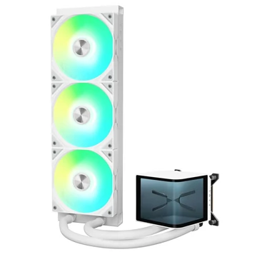 TRYX PANORAMA  AIO CPU hűtő, ARGB - 360 mm, fehér