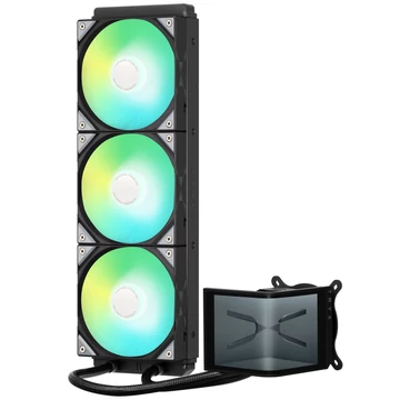 TRYX PANORAMA SE AIO CPU hűtő, ARGB - 360 mm, fekete