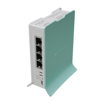 MIKROTIK Wireless Router RouterBOARD hAP ax lite,  2,4GHz, 4x1000Mbps,  AX600, WiFi6, Menedzselhető, Asztali - L41G-2AXD