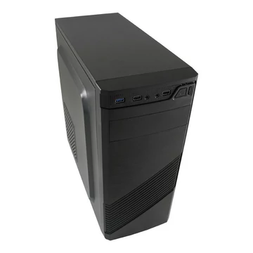 LC Power 7037B táp nélküli ház fekete (LC-7037B-ON)