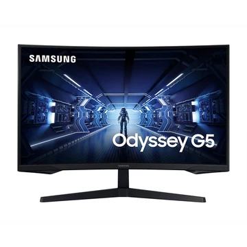 SAMSUNG Ívelt Gaming 144Hz VA monitor 27" G5, 2560x1440, 16:9, 300cd / m2, 1ms, DispalyPort / HDMI