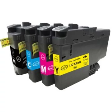Utángyártott BROTHER LC3239XL Black tintapatron 128ml IK IK
