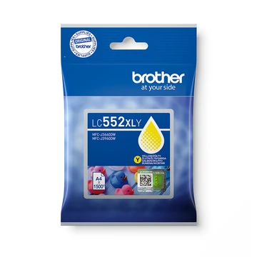 Brother LC552XLY Tintapatron Yellow 16,5 ml 1.500 oldal kapacitás Brother