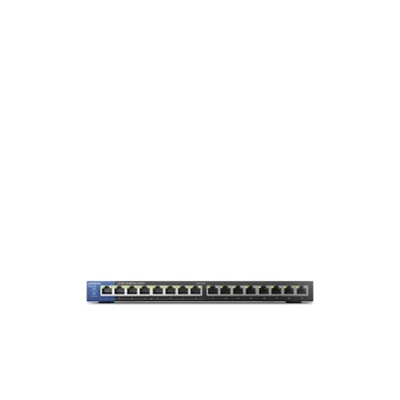 LINKSYS Switch LGS116P, 16x1000Mbps POE+ (16-Port Business Desktop Gigabit PoE+ Switch)
