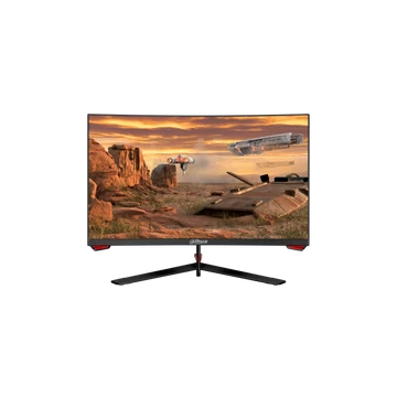 Dahua Monitor 24" - LM24-E230C (VA; 16:9; 1920x1080; 1ms; 165Hz; 250cd; HDMIx2; DP; Audio; Ívelt)