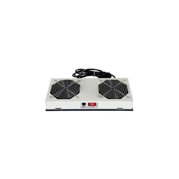 Lande 2 ventilátoros rackbe szerelhető ventilátor egység szürke