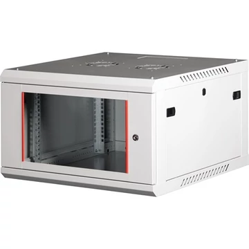 Lande PROlineB 600x600 lapraszerelt 6U 19" fali rack szekrény szürke