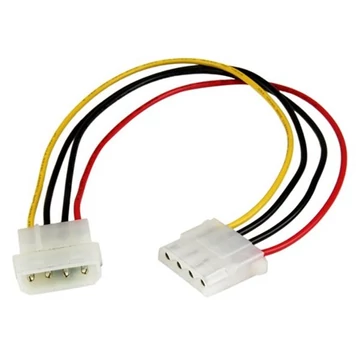 StarTech Molex Power 4pin M / F tápkábel hosszabbító 0.3m