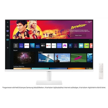 Samsung LS32BM701UPXEN 32" M70B UHD M7 Smart monitor, fehér