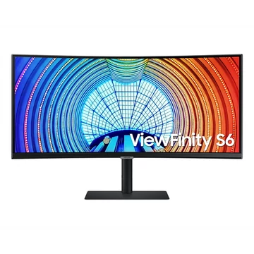 SAMSUNG Ívelt VA monitor B2B 34" S65UA, 3440x1440, 21:9, 350cd / m2, 5ms, HDMI / DisplayPort / 3xUSB / USB-C / Ethernet, Pivot