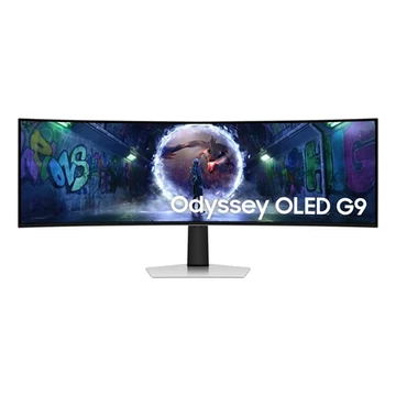 Samsung Monitor 49" - S49DG934SU (OLED, 5120x1440, 32:9, DQHD, 240HZ, 250cd / m2, 0,03ms, Ívelt)