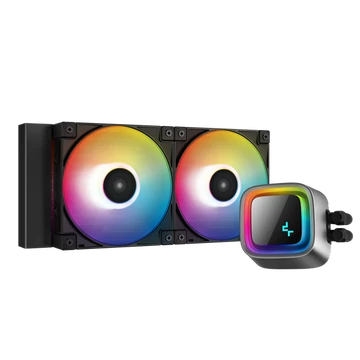 DeepCool CPU Water Cooler - LS520 (max 19dB; max. 145,86 m3 / h; 2x12cm, A-RGB LED)