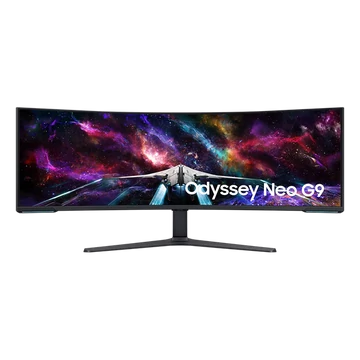 SAMSUNG Ívelt Gaming 240Hz VA monitor 57" G95NC, 7680x2160, 32:9, 420cd / m2, 1ms, 3xHDMI / DP / 2xUSB
