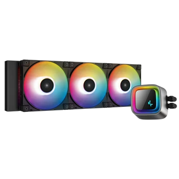DeepCool CPU Water Cooler - LS720 (max 19dB; max. 145,86 m3 / h; 3x12cm, A-RGB LED)