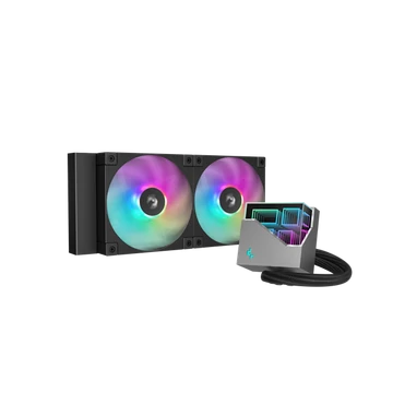 DeepCool CPU Water Cooler - LT240 ARGB (max 19dB; max. 145,86 m3 / h; 2x12cm)