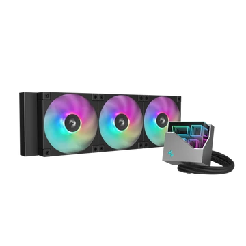 DeepCool CPU Water Cooler - LT360 ARGB (max 19dB; max. 145,86 m3 / h; 3x12cm)