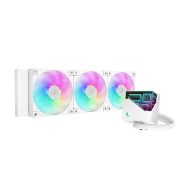 DeepCool CPU Water Cooler - LT360 WH ARGB (max 19dB; max. 145,86 m3 / h; 3x12cm. fehér)