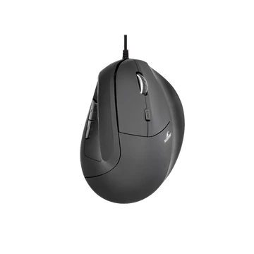 Bluestork Egér - M-W-ERGO (Ergonomic, Rechargeable, 2.4G, 7200 DPI, optikai, fekete)