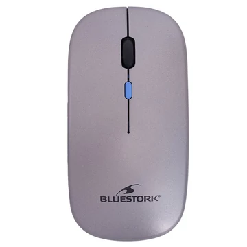 Bluestork Vezeték nélküli Egér - M-WL-OFF105 (Bluetooth, 2.4G, 4 gomb, Rechargeable, 3200 DPI, optikai, fekete)