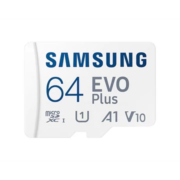 Samsung MicroSD kártya - 64GB MB-MC64SA / EU (EVO PLUS, microSDXC, UHS-I, R160, adapter, 64GB)