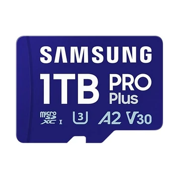 Samsung MicroSD kártya - 1TB MB-MD1T0SA / EU (PRO PLUS, microSDXC, UHS-I, R180 / W130, adapter, 1TB)