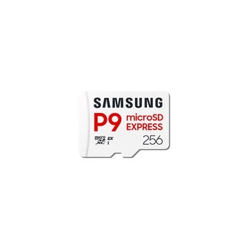 Samsung MicroSD kártya - 256GB MB-MK256T / WW (P9, Class10, PCIe Gen3.0x1, NVMe 1.3, SD 7.1, UHS-I)
