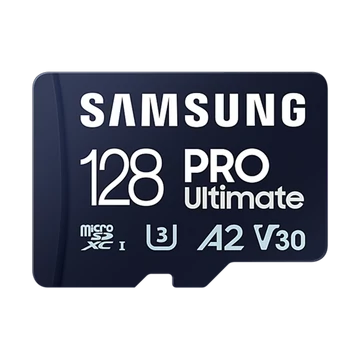 Samsung MicroSD kártya - 128GB MB-MY128SB / WW (PRO Ultimate kártyaolvasóval, Class10, R200 / W130, 128GB)