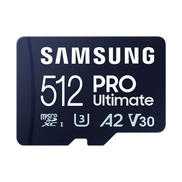 Samsung MicroSD kártya - 512GB MB-MY512SB / WW (PRO Ultimate kártyaolvasóval, Class10, R200 / W130, 512GB)
