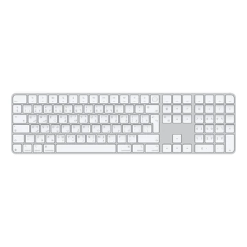 MAGIC KEYBOARD WITH TOUCH ID AND NUM KEY WHITE - ARABIC
