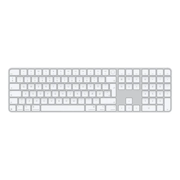 MAGIC KEYBOARD WITH TOUCH ID AND NUM KEY WHITE - DANISH