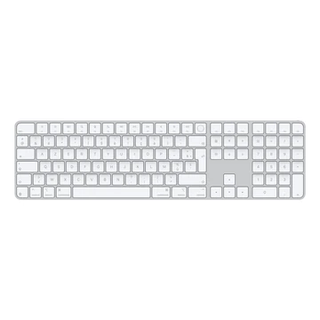 MAGIC KEYBOARD WITH TOUCH ID AND NUM KEY WHITE - FRENCH