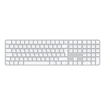 MAGIC KEYBOARD WITH TOUCH ID AND NUM KEY WHITE - RUSSIAN