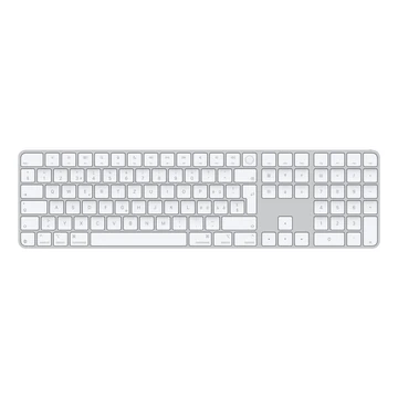 MAGIC KEYBOARD WITH TOUCH ID AND NUM KEY WHITE - SWISS