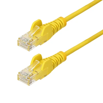 1M YELLOW SLIM CAT6 CABLE .
