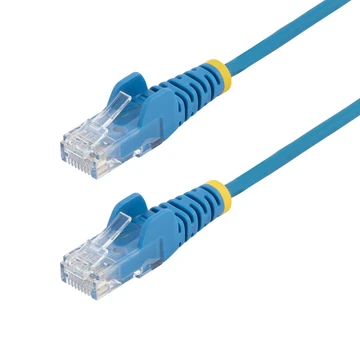 25CM BLUE SLIM CAT6 CABLE SNAGLESS RJ45 UTP PATCH CABLE