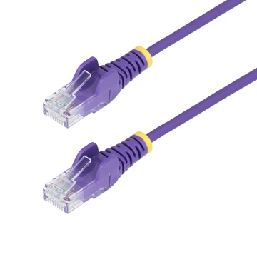 25CM PURPLE SLIM CAT6 CABLE SLIM SNAGLESS RJ45 UTP PATCH CAB