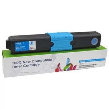 Utángyártott OKI C301,321,531 Toner Cyan 1.500 oldal kapacitás  CartridgeWeb Cartridge WEB