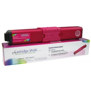 Utángyártott OKI C510/C530 Toner Magenta 5.000 oldal kapacitás CartridgeWeb Cartridge WEB